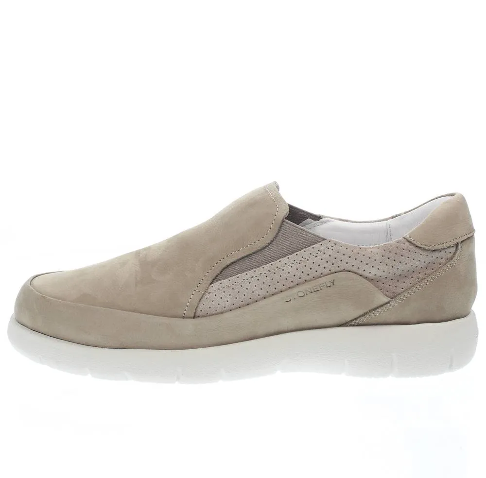 Stream Nabuk - Slip On in Pelle