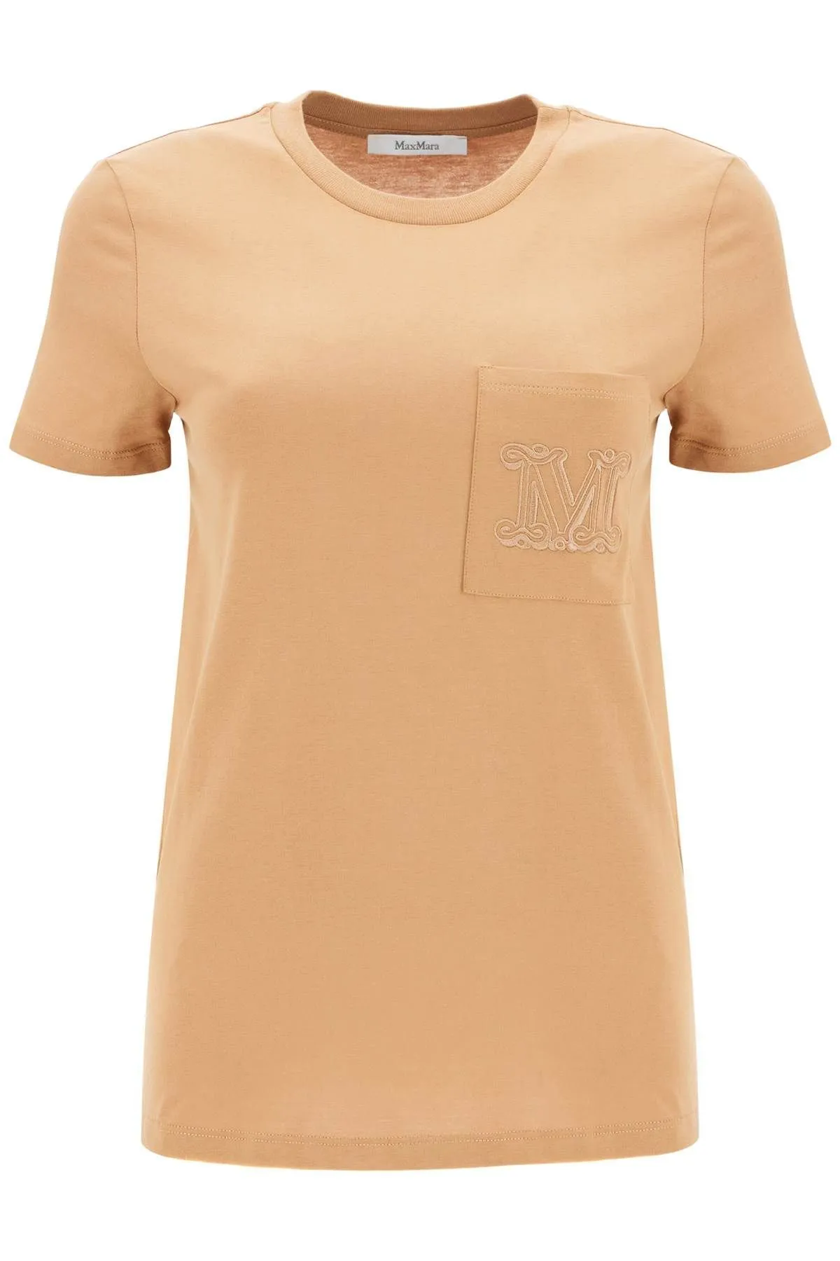 T-shirt con taschino ricamato 'Papaia'