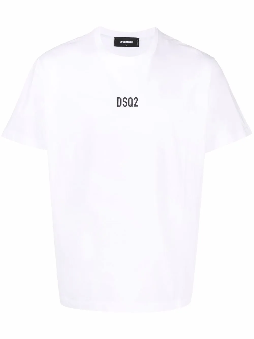 t-shirt logotype bianca