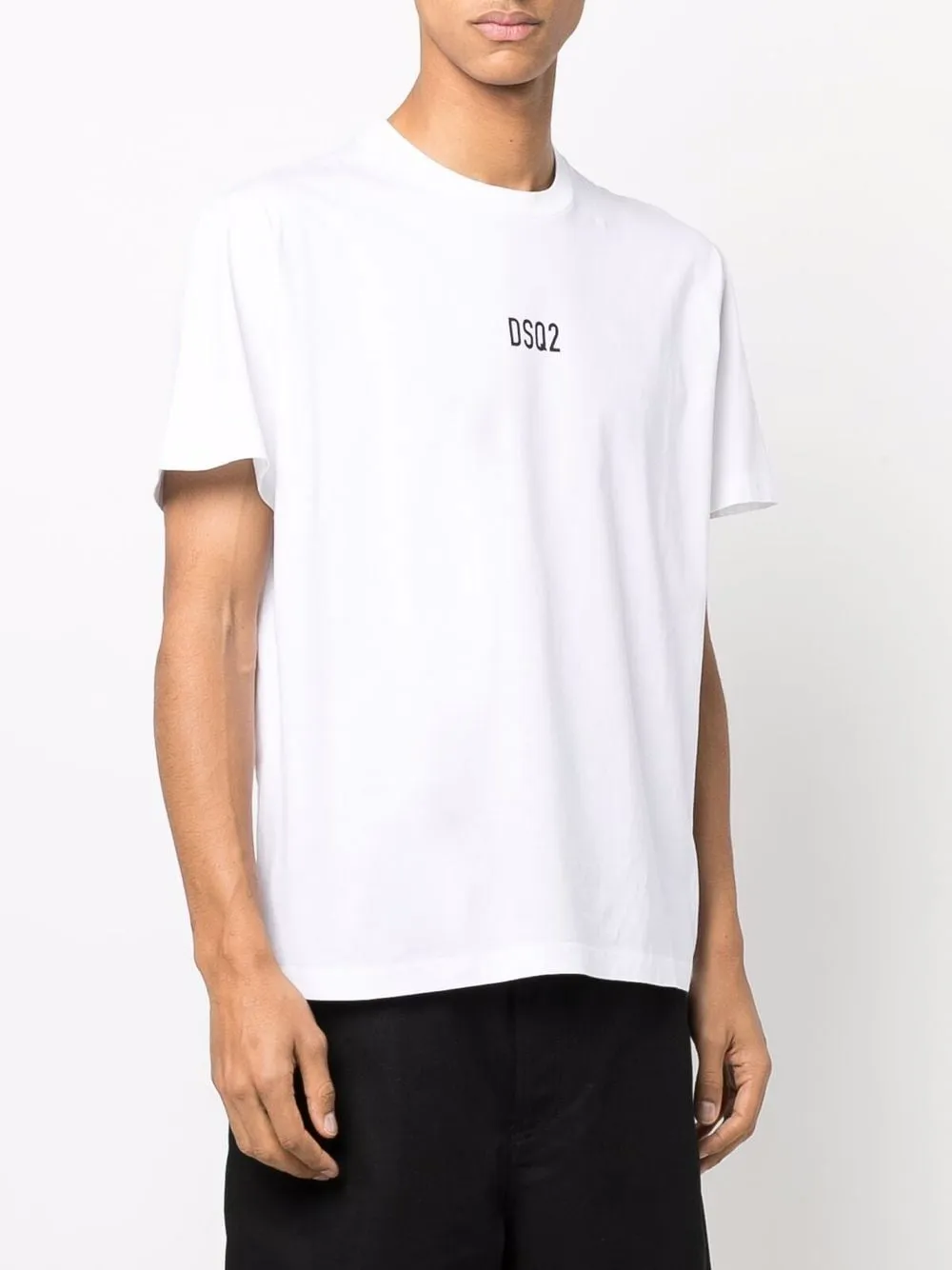 t-shirt logotype bianca