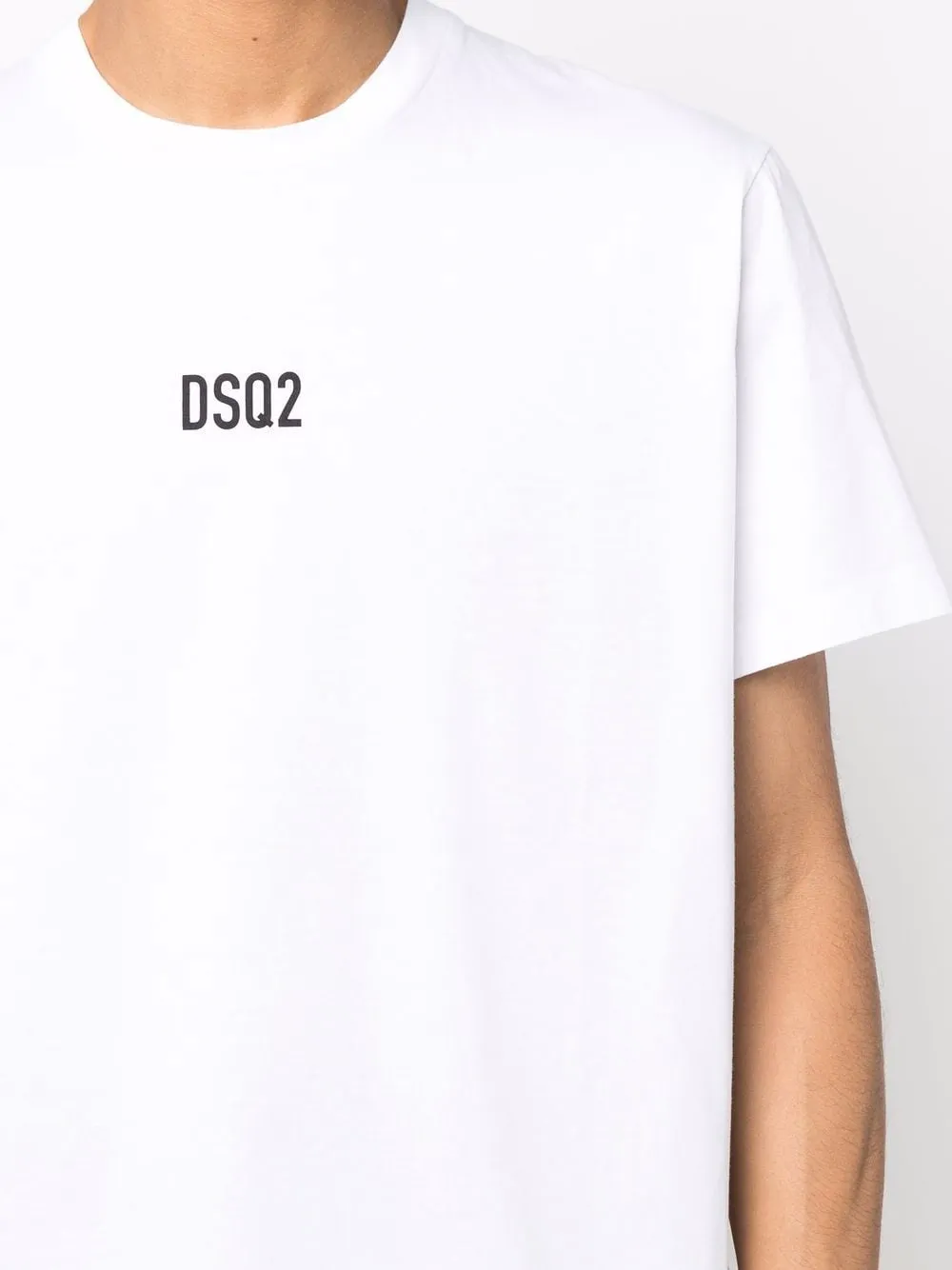 t-shirt logotype bianca