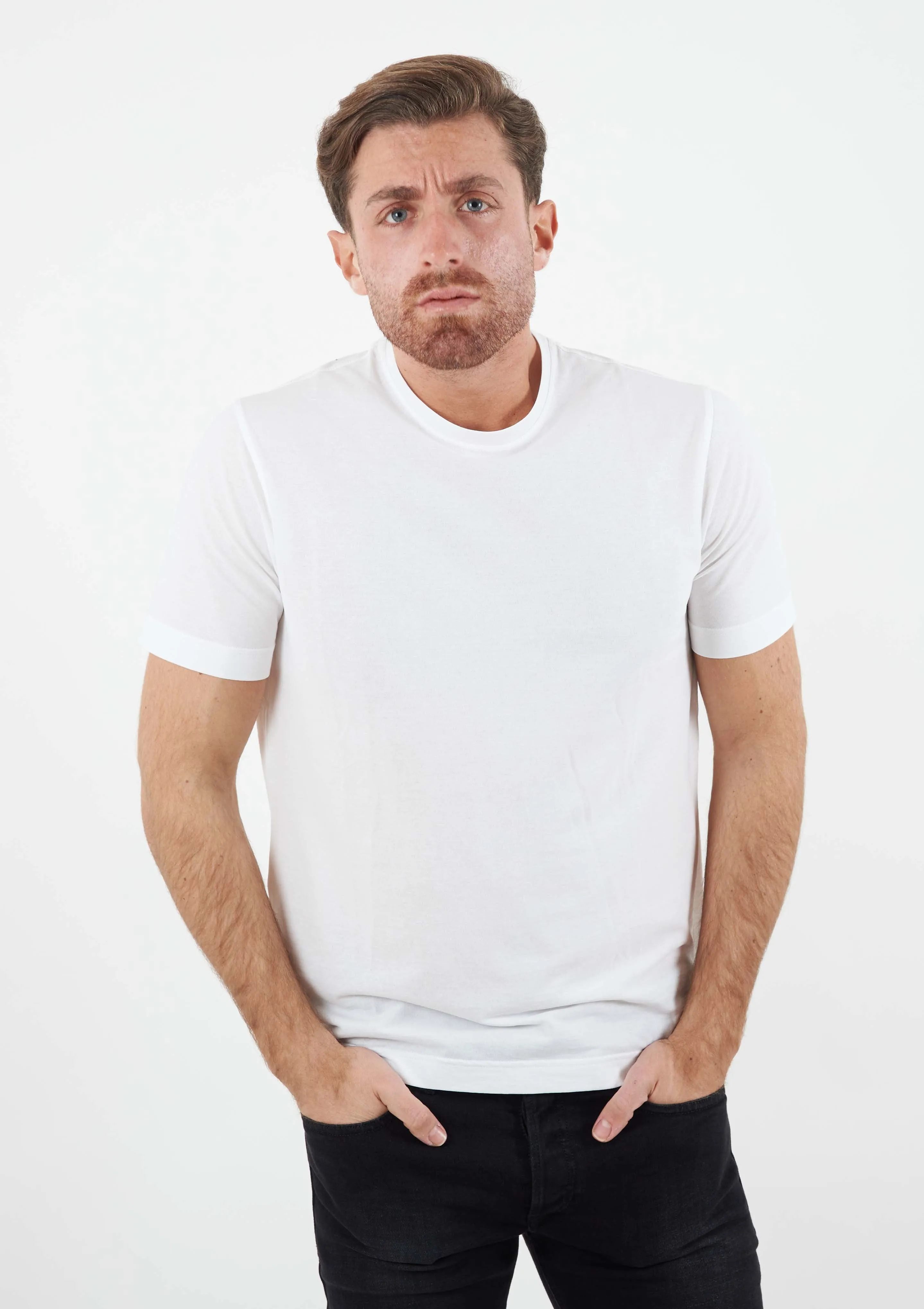 T-shirt Mezza Manica Zanone in IceCotton