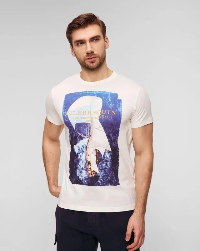 T-shirt z printem męski Vilebrequin Portisol PTSAP380-3