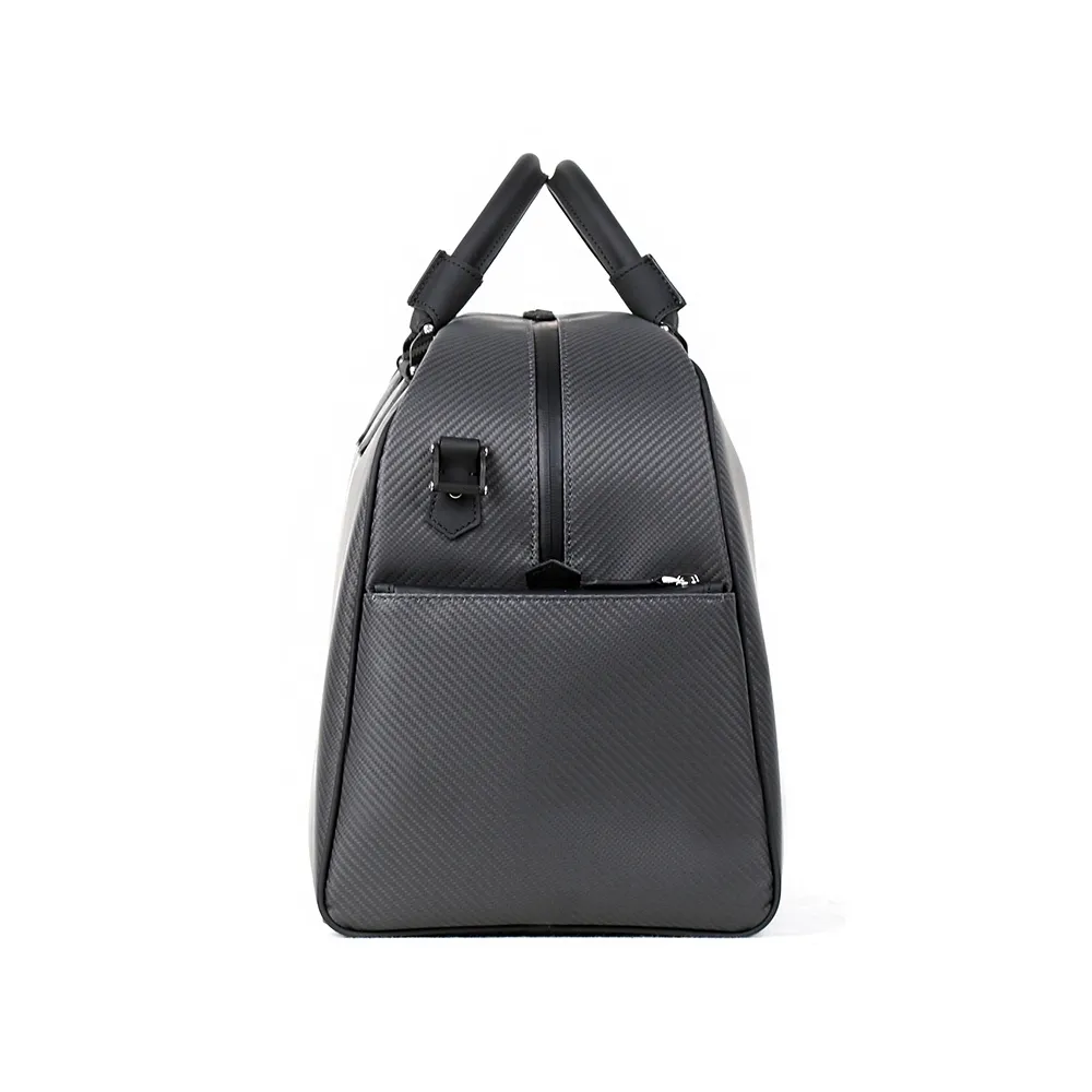 TecknoMonster - Gimnika - Borsa Business in Fibra di Carbonio Aeronautico e Pelle - Luxury - Handmade in Italy