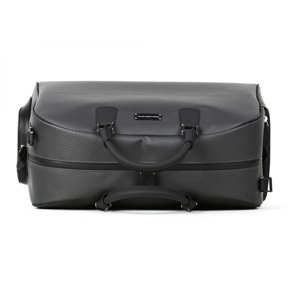 TecknoMonster - Gimnika - Borsa Business in Fibra di Carbonio Aeronautico e Pelle - Luxury - Handmade in Italy
