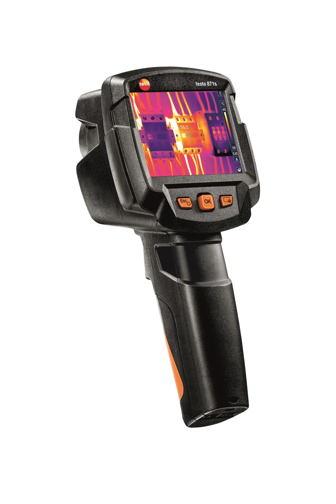 Termocamera Testo, 0 → +650 °C, -30 → +100 °C, sensore 240 x 180pixel, Cert. ISO