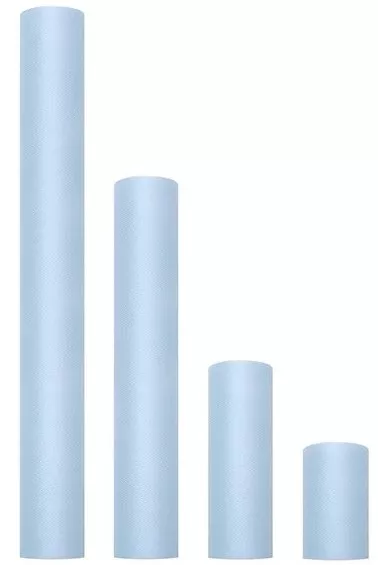 Tessuto in tulle azzurro 9m x 50cm