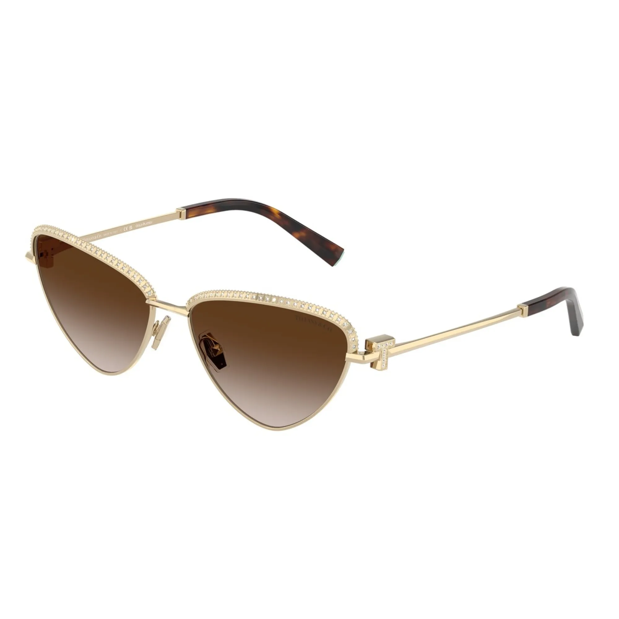   Tiffany TF 3107KB - 62123B Placcato Oro Pallido | Occhiale Da Sole Donna 