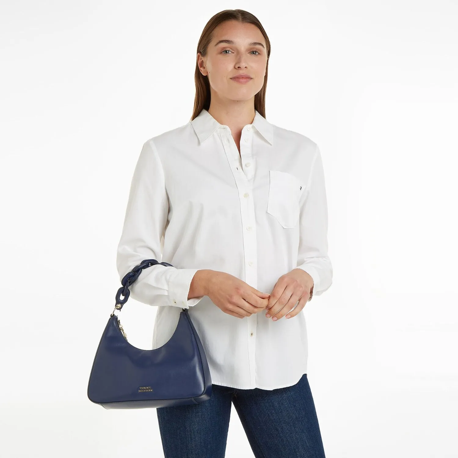 Tommy Hilfiger TH Soft Borsa a tracolla Pelle 38 cm