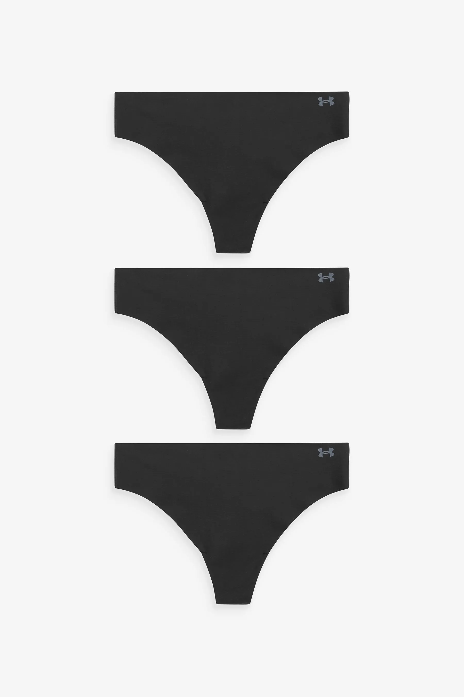 Under Armour 100% Cotone No Show Perizoma Pure Stretch 3 Pack    