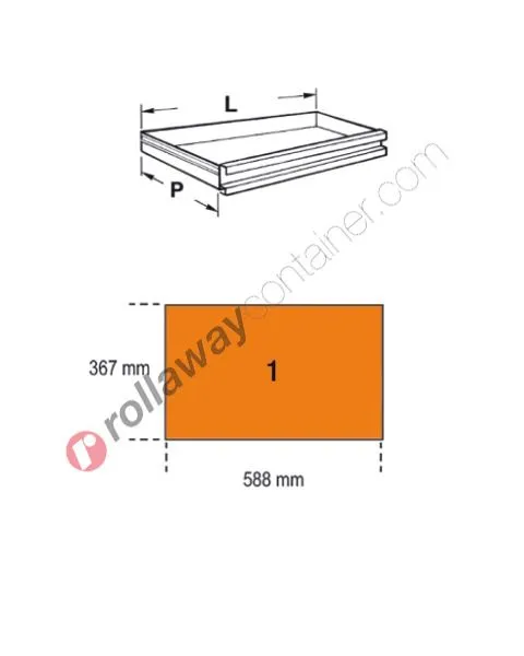 Utensili Beta in termoformato morbido M01 assortimento di 22 utensili