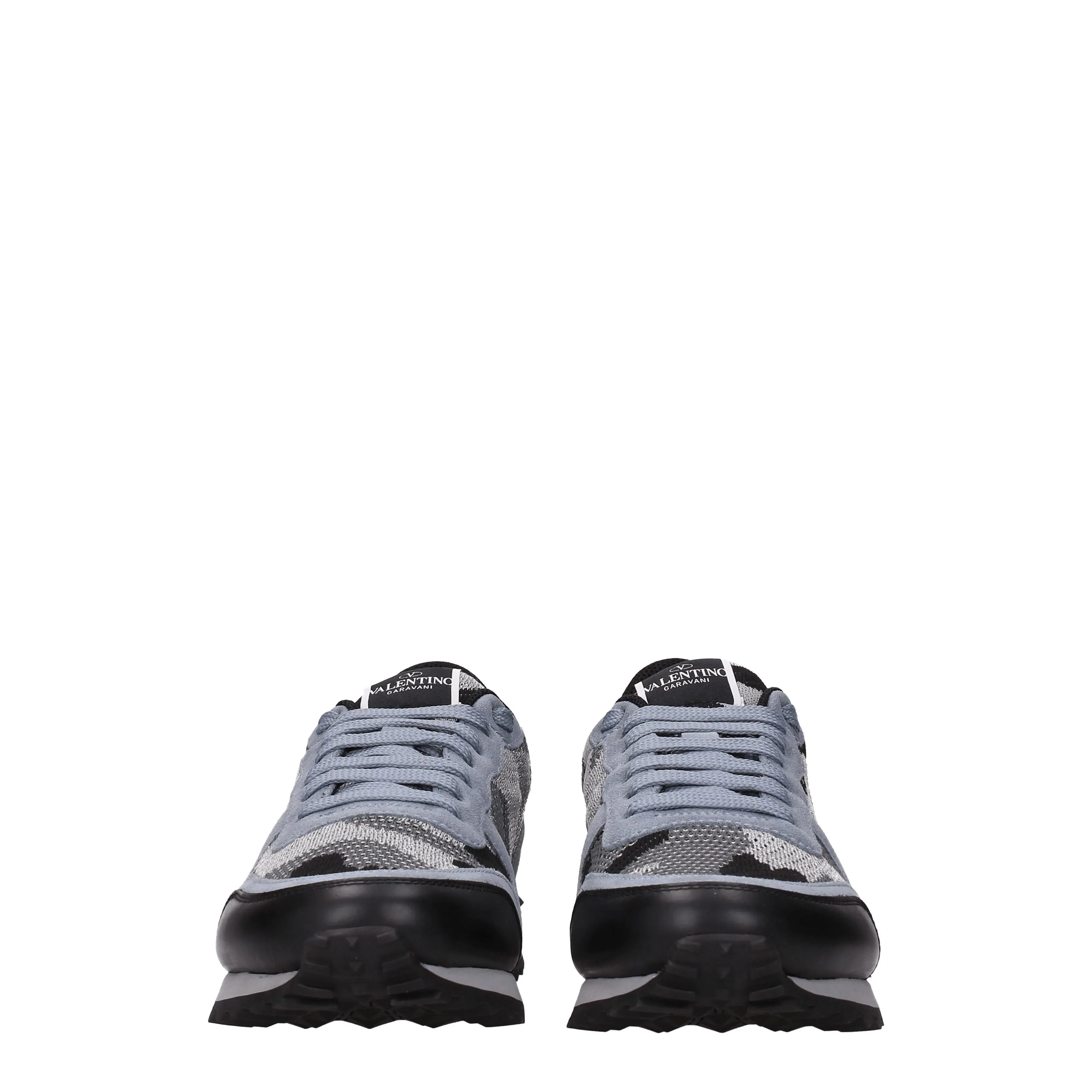 Valentino Garavani Sneakers Uomo Tessuto Grigio/Calcite
