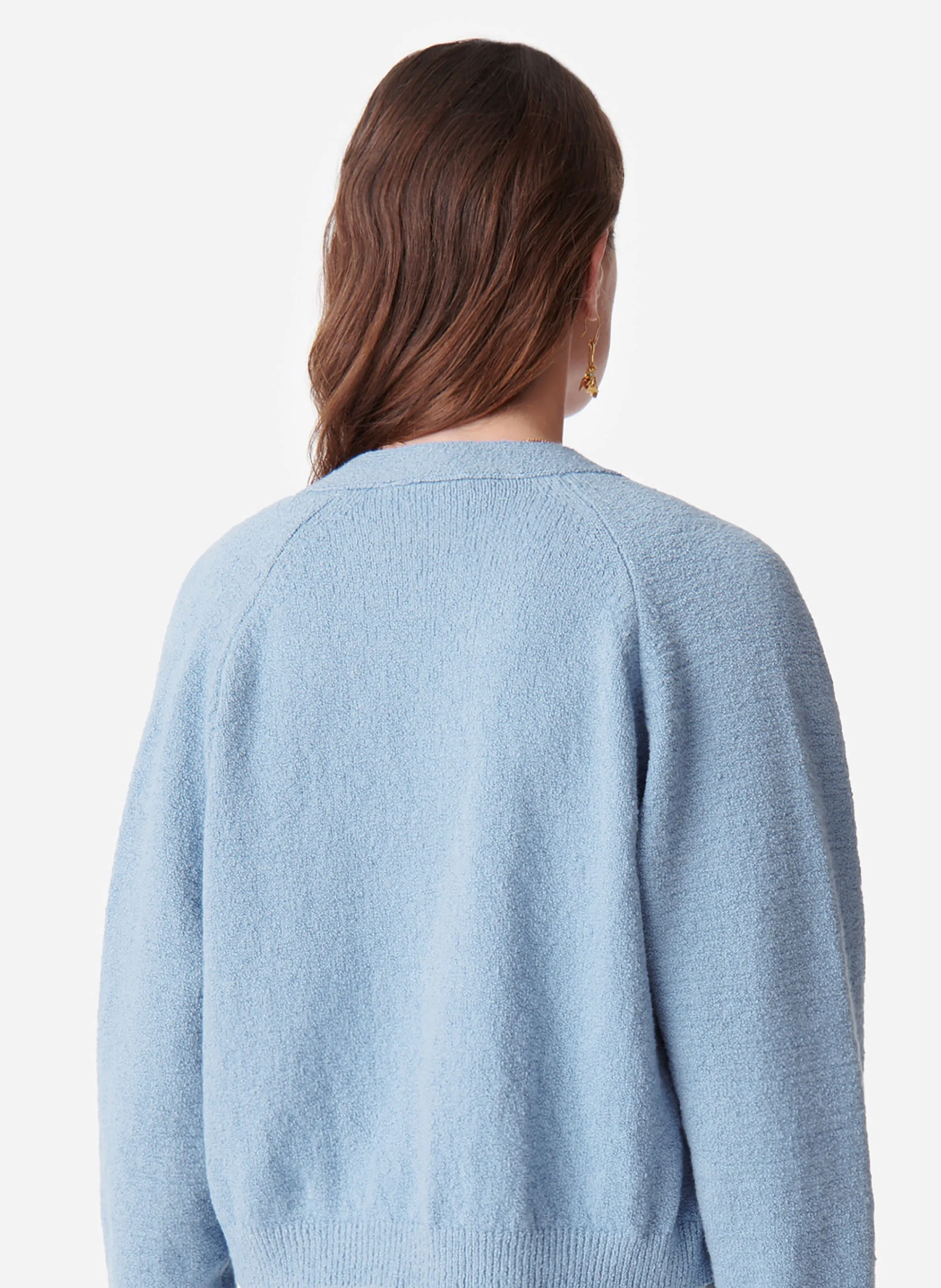  VANESSA BRUNO   BEGONIA - Cardigan in misto cotone | Blu