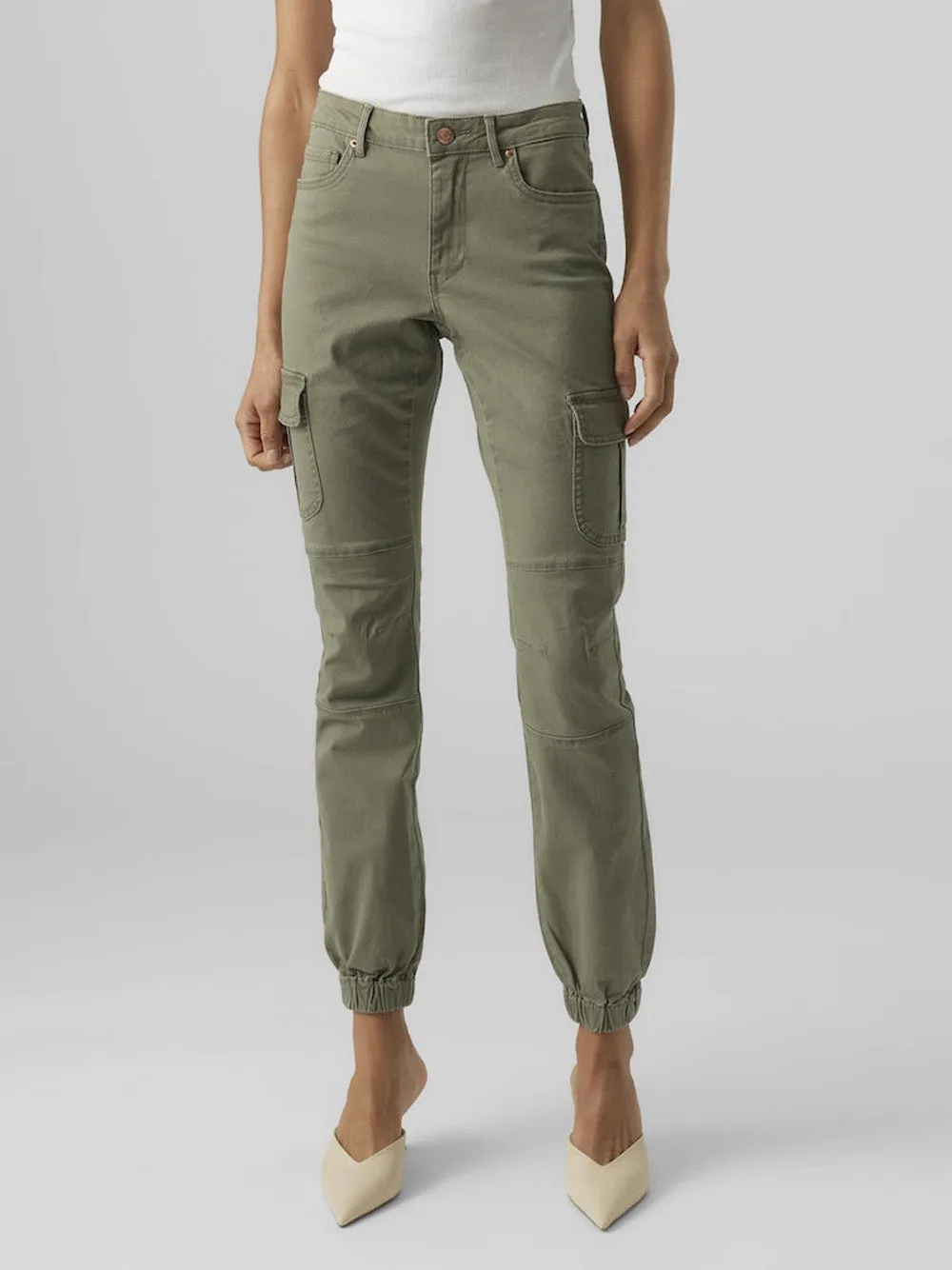 VERO MODA Pantalone Donna - Verde modello 10291832