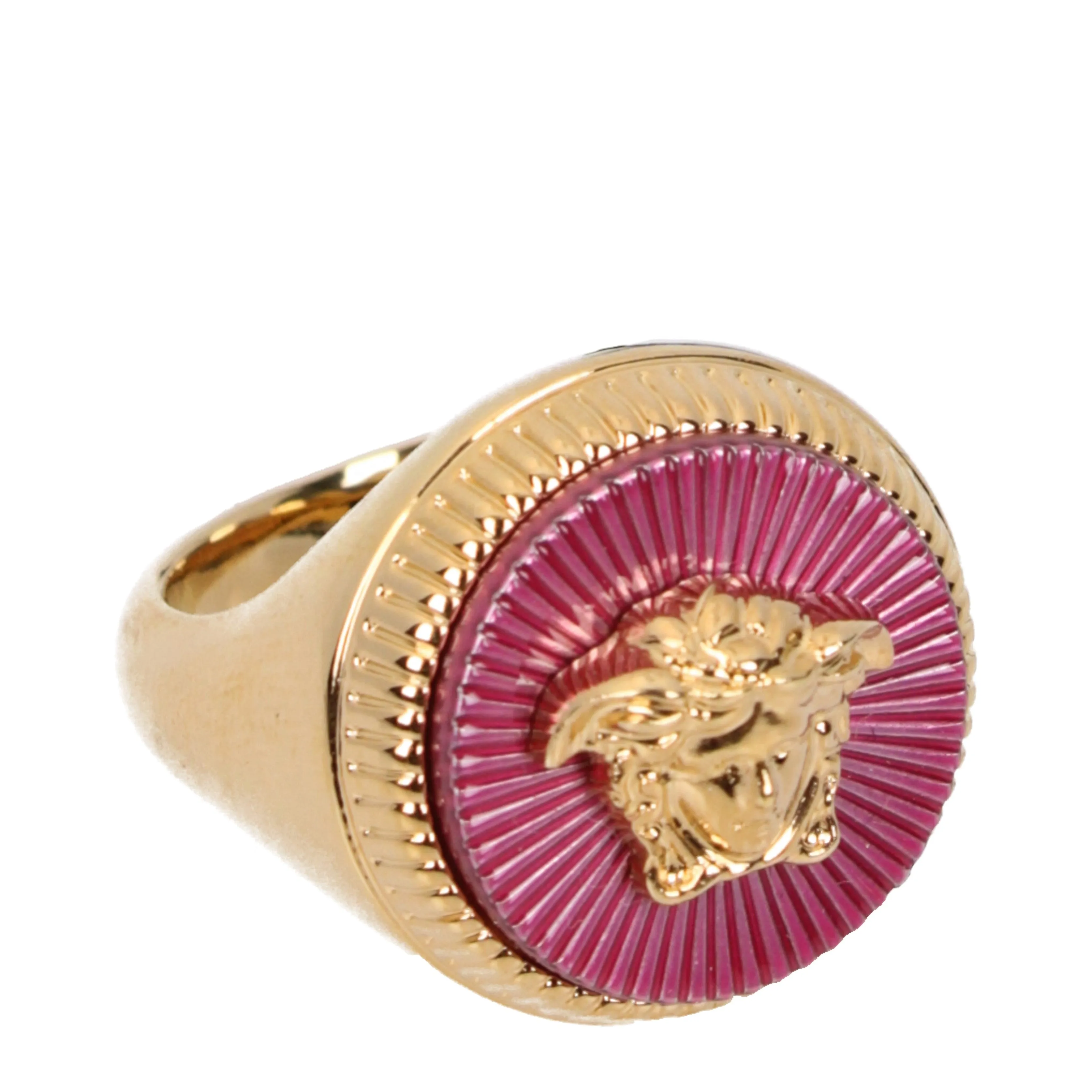 Versace Anelli Donna Metallo Fuxia/Oro