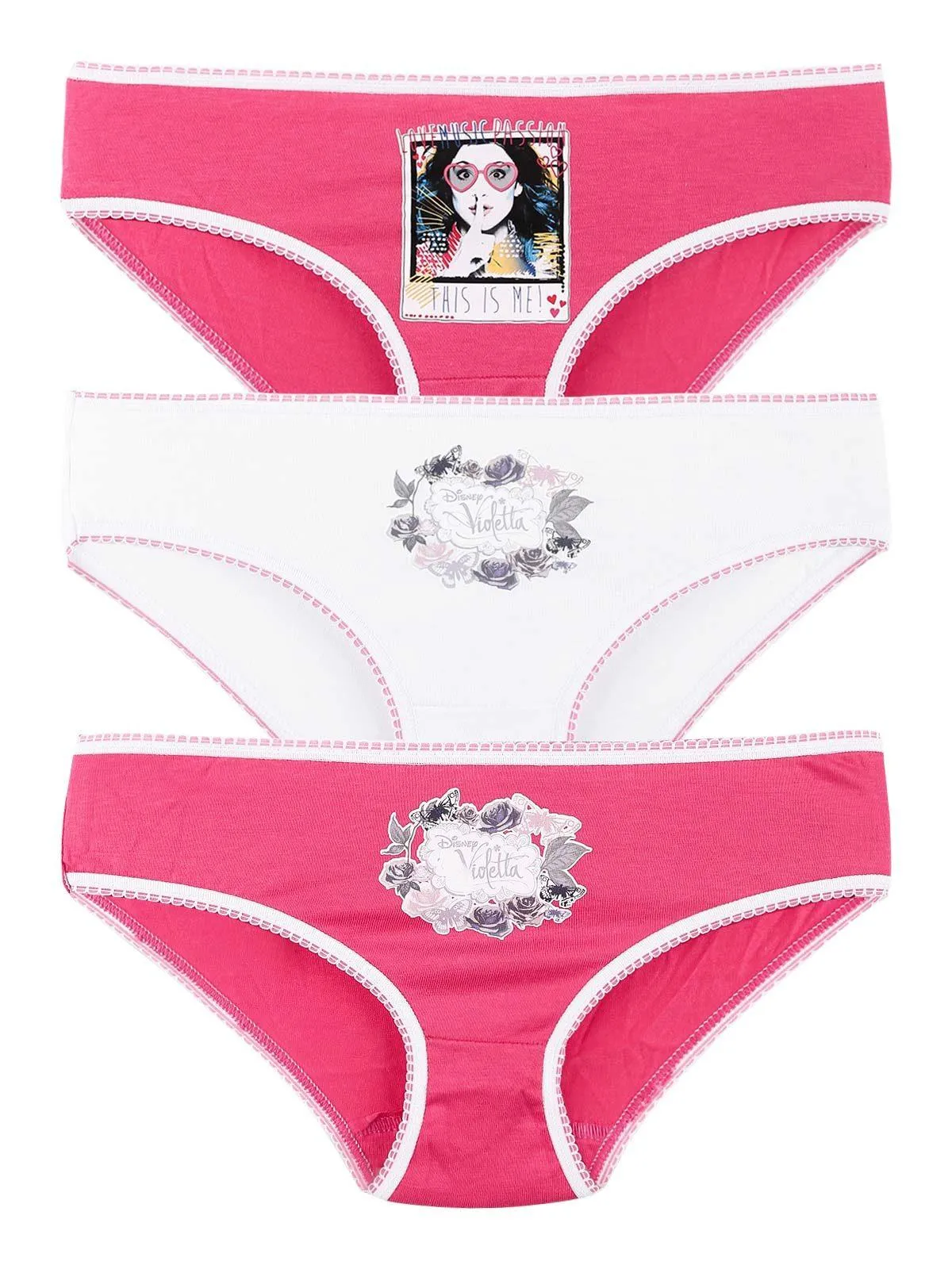 Violetta Culotte Tris coton pour fille